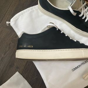 Mens Size 41 Common Projects A Achilles Nubuck Low Top Sneaker